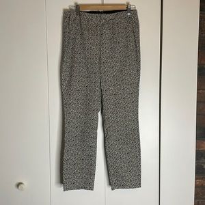 rag & bone Simone Leopard-Print Cropped Pants size 10